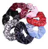 Bandanna scrunchies